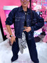 HM8505-1 denim jacket "TWILIGHT" - dark blue PRE-ORDER